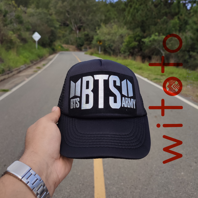 GORRA BTS ARMY NEGRA